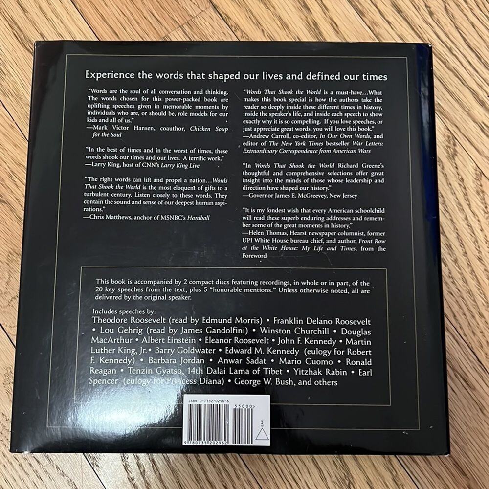 WORDS THAT SHOOK THE WORLD RICHARD GREENE WITH FLORIE BRIZEL BOOK - Picture 2 of 7